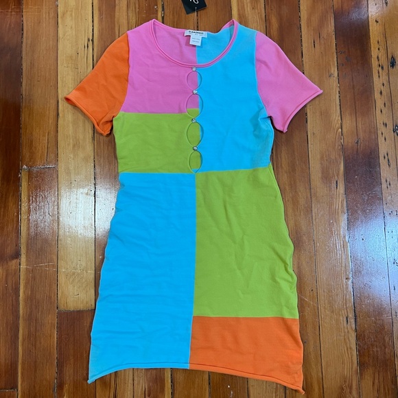 Glamorous Dresses & Skirts - BNWT - Glamorous Multicolor Mini body con Dress